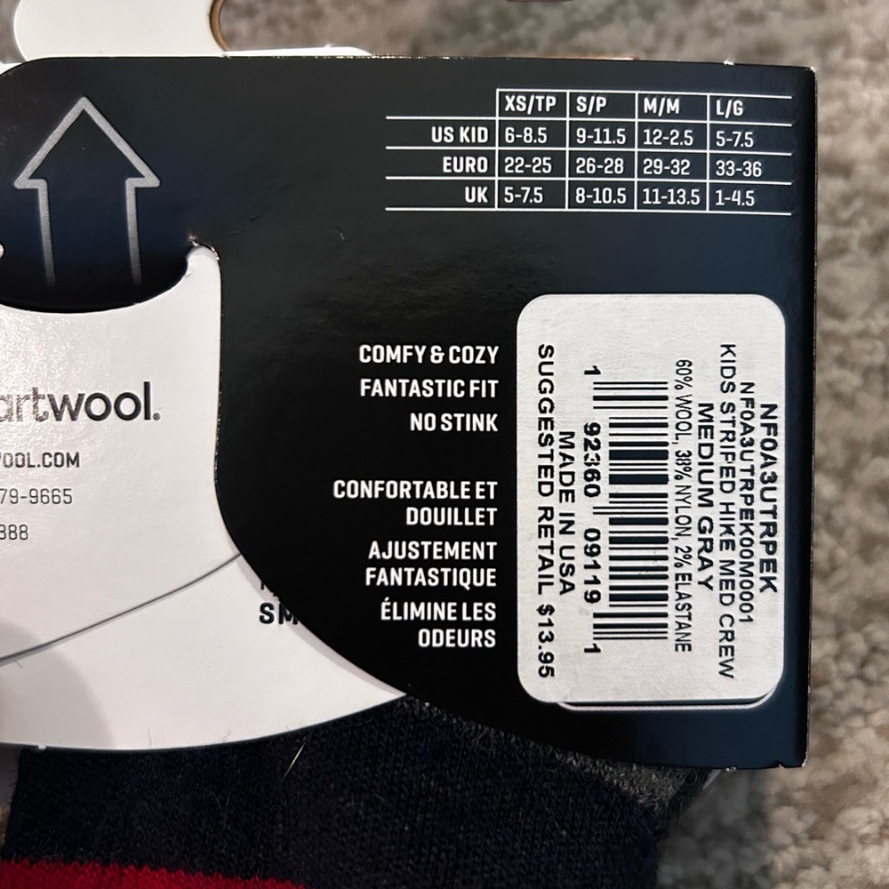 Smartwool Kids Socks NWT - Picture 3 of 3